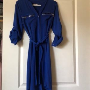 Blue Calvin Klein dress